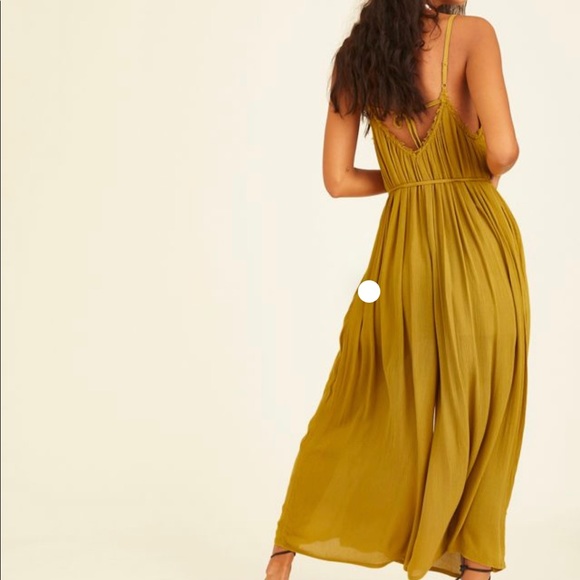 Urban Outfitters Kiari wide leg jumpsuit XS in DARK GREEN - Picture 8 of 8